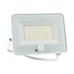   ELMARK 98VEGA30SWW/WH VEGA30 SLIM 20W LED REFLECTOR WITH SENSOR 3000K WHITE