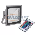   ELMARK 98VEGA50RGB "Vega" LED fényvet távirányítóval, COB, 50W, 230V, RGB, szürke, IP65, A++-A, 30000h