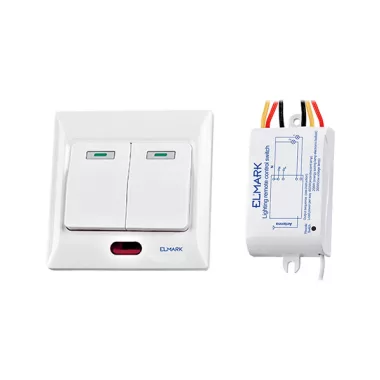 ELMARK 99102 RF REMOTE CONTROL SWITCH TWO CHANNELS