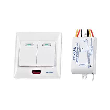 ELMARK 99102 RF REMOTE CONTROL SWITCH TWO CHANNELS