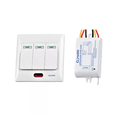 ELMARK 99103 RF REMOTE CONTROL SWITCH THREE CHANNELS