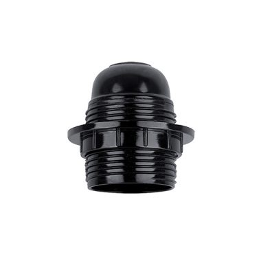 ELMARK 99197 E27 LÁMPAFOGALAT fekete, csavaros, bakelit