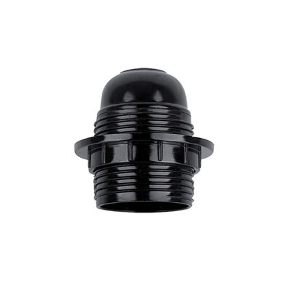 ELMARK 99197 E27 LÁMPAFOGALAT fekete, csavaros, bakelit