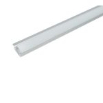   ELMARK 99ACC12 ELM718/2 LED profil, süllyesztett, alumínium, üres, 2m, matt fedél, 15x6mm