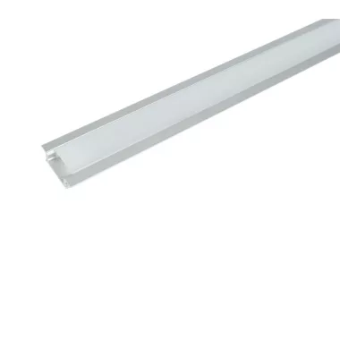 ELMARK 99ACC12 ELM718/2 LED profil, süllyesztett, alumínium, üres, 2m, matt fedél, 15x6mm