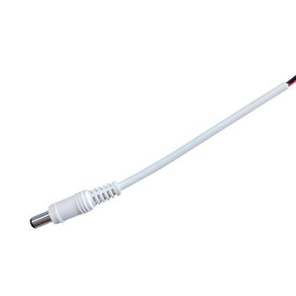   ELMARK 99ACC19 DC csatlakozó dugó 15cm kábellel LED szalaghoz, fehér
