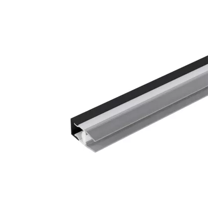   ELMARK 99ACC72BCRBL EL-72BCR PROFILE FOR GLASS SHELF 2.5M, BLACK