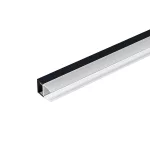  ELMARK 99ACC72HCRBL EL-72HCR PROFILE FOR GLASS SHELF 2.5M, BLACK