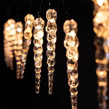 ELMARK 99CRL008WW KARÁCSONYI JÉGCSAP LÁMPA 10DB 3000K 2X IP20