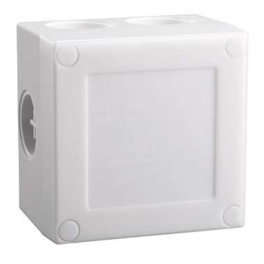 ELMARK 99DS132 ST321 LIGHT SENSOR WITH TIMER 16A IP66 WHITE