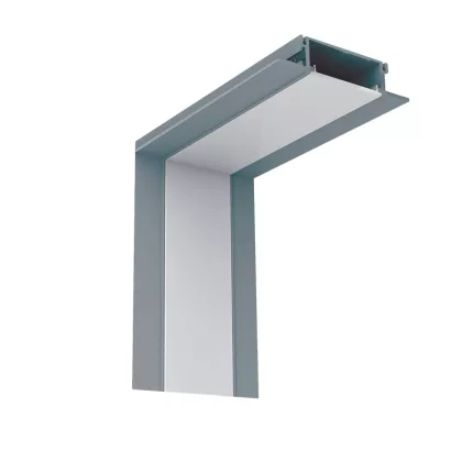   ELMARK 99FMI/GR Bels sarokelem S48 LED profilhoz szürke süllyesztett