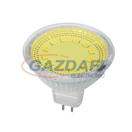   ELMARK 99LED224 LED fényforrás, LED20, MR16, 1.5W, 12V, sárga, A