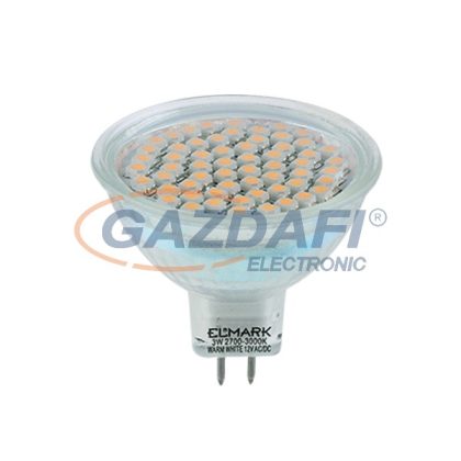   ELMARK 99LED398 LED fényforrás, LED60SMD3528, GU5.3, 3W, 12V, 250lm, meleg fehér, A+
