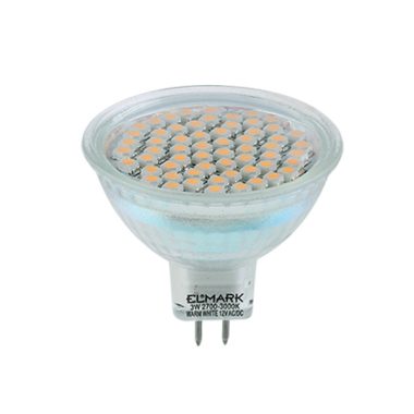 ELMARK 99LED399 LED fényforrás, LED60SMD3528, GU5.3, 3W, 12V, sárga, A+