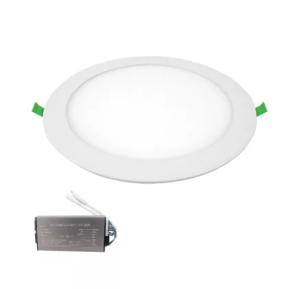ELMARK 99LED607IP65E LED PANEL kerek, süllyesztett 7W 4000K IP65 vészvilágító egységgel A+