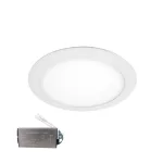   ELMARK 99LED610IP65CWE LED PANEL kerek, süllyesztett 10W 6500K IP65 vészvilágító egységgel A+ -> A++