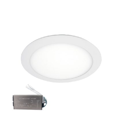   ELMARK 99LED610IP65CWE LED PANEL kerek, süllyesztett 10W 6500K IP65 vészvilágító egységgel A+ -> A++