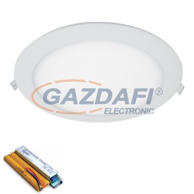 ELMARK 99LED617TE Süllyesztett, kerek LED panel vészvilágító funkcióval, Epistar SMD, 18W, 1440lm, 4000-4300K, fehér, d=225mm, A++ -A, 30000h