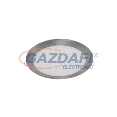 ELMARK 99LED630E Süllyesztett kerek LED panel vészvilágító funkcióval, Epistar SMD, 21W, 230V, 1680lm, 4000-4300K, szatén nikkel, d=225mm, IP40, A++-A, 30000h