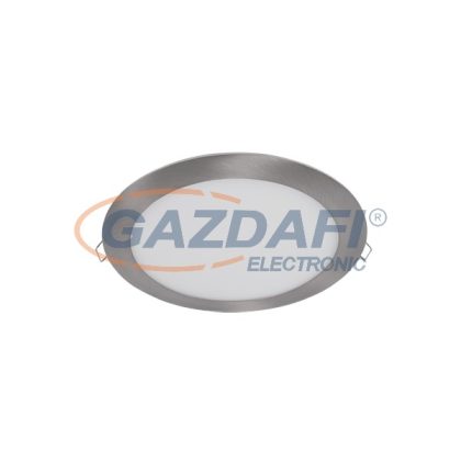   ELMARK 99LED631 Süllyesztett kerek LED panel, Epistar SMD, 21W, 230V, 1680lm, 2700-3000K, szatén nikkel, d=225mm, IP40, A++-A, 30000h