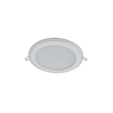 ELMARK 99LED640 Süllyesztett kerek LED panel üveg borítással, Epistar SMD, 18W, 230V, 1440lm, 4000-4300K, fehér, d=200mm, IP40, A++-A, 30000h