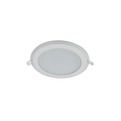   ELMARK 99LED640 Süllyesztett kerek LED panel üveg borítással, Epistar SMD, 18W, 230V, 1440lm, 4000-4300K, fehér, d=200mm, IP40, A++-A, 30000h
