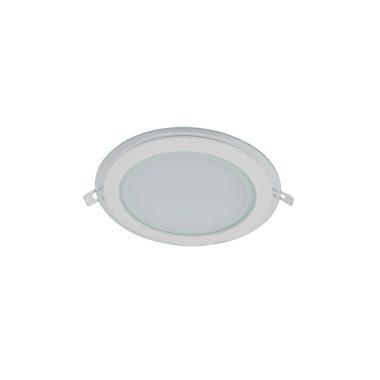 ELMARK 99LED641 Süllyesztett kerek LED panel üveg borítással, Epistar SMD, 18W, 230V, 1440lm, 2700-3000K, fehér, d=200mm, IP40, A++-A, 30000h