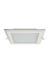 ELMARK 99LED644 Süllyesztett szögletes LED panel üveg borítással, Epistar SMD, 18W, 230V, 