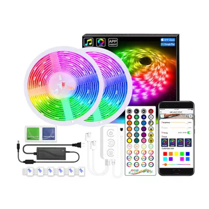 ELMARK 99LED987S BLUETOOTH LED RGB MUSIC STRIP, SET