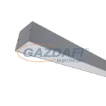   ELMARK 99OM1204048/GR "S77" Falon kívüli LED profil, 48W, 4560lm, 4000K, szürke, 1200mm, A++ -A