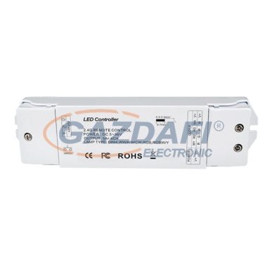 ELMARK 99RECEIVER4 Vezeték nélküli négycsatornás LED dimmer vevegység, állandó feszültség, 2.4GHz, max. 30m hatótáv