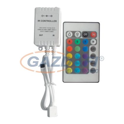   ELMARK 99RGBCONTROL1 LED RGB VEZÉRL 12V, 10A, INFRARED VEZÉRLÉS -24 B