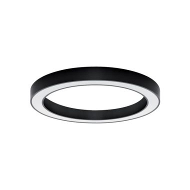 ELMARK 99RING11504096/BL LED gyr, függesztett 96W 4000K Ø1150 fekete 9600lm IP40 230V alum