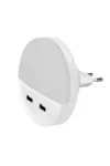 ELMARK 99USB2 LED ÉJJELI FÉNY 2XUSB 0.5W 4000K