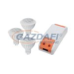   ELMARK 99set3LED520 LED szett: Tápegység, 24W + 3db LED fényforrás, Power LED, GU5.3, 6W, 12V, 4000K, 30000h