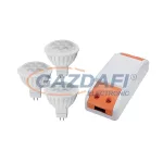   ELMARK 99set3LED521 LED szett: Tápegység, 24W + 3db LED fényforrás, Power LED, GU5.3, 6W, 12V, 2700K, 30000h