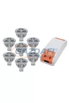 ELMARK 99set7LED230 LED szett: Tápegység, 12W + 7db LED fényforrás, Power LED, GU5.3, 3W, 12V, 4000K, 30000h
