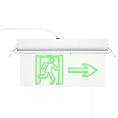 ELMARK 9AL3117 AL3117 LED VÉSZADEMI FÉNY MANYAG TÁBLÁN OLDAL NYÍL