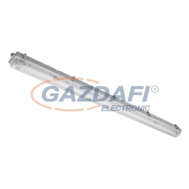 ELMARK 9BE149 "Bella" falon kívüli fénycsöves armatúra, G5, T5, 1x49W, szürke, 1510x74x80mm, IP65, A++-B, EVG eltét