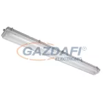   ELMARK 9BE249 "Bella" falon kívüli fénycsöves armatúra, G5, T5, 2x49W, szürke, 1510x106x80mm, IP65, A++-B, EVG eltét