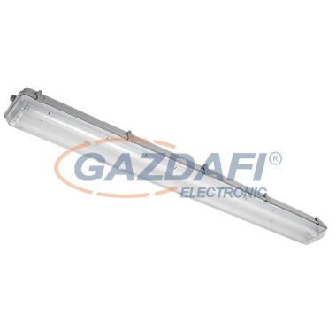 ELMARK 9BE249 "Bella" falon kívüli fénycsöves armatúra, G5, T5, 2x49W, szürke, 1510x106x80mm, IP65, A++-B, EVG eltét