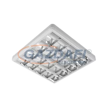 ELMARK 9GOME418 "Gala" falon kívüli tükrös armatúra, 4x18W, G13, T8, 230V, fehér, 630x630x70mm, IP21, EVG eltét