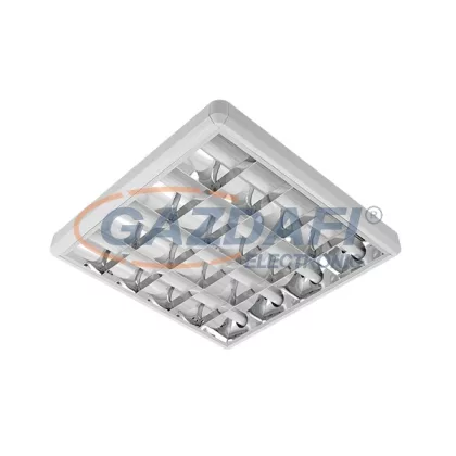  ELMARK 9GOME418 "Gala" falon kívüli tükrös armatúra, 4x18W, G13, T8, 230V, fehér, 630x630x70mm, IP21, EVG eltét