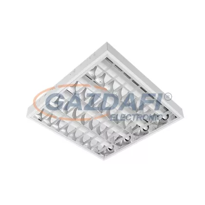   ELMARK 9KOME418 "Kali" falon kívüli tükrös armatúra, 4x18W, G13, T8, 230V, fehér, 608x608x70mm, IP21, EVG eltét