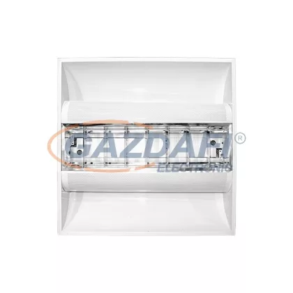   ELMARK 9PMBME236KCW "Pola" Süllyesztett tükrös armatúra, 2x36W, 2G11, PLL, 230V, 6400K, fehér, 595x595x80mm, IP21, A++-A