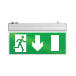ELMARK 9XL5113 LED VÉSZVILÁGÍTÓ LÁMPA, KIJÁRAT LEFELE, SMD, 230V, 220x260x22mm, 3h, IP21, 