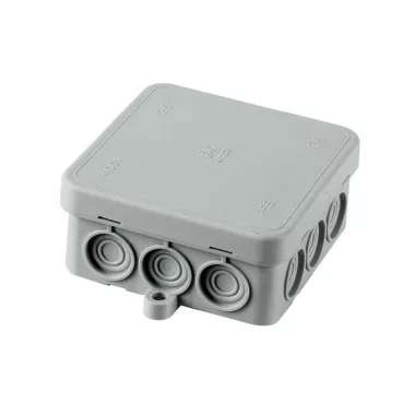 ELMARK EC411C4 EC411 JUNCTION BOX 90Х90MM HALOGEN FREE, IP55, UV RESISTANCE