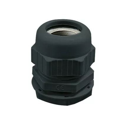   ELMARK EC51013N EC CABLE GLAND PG 13.5, BLACK, PA66 SELF-EXTINGUISHING V2