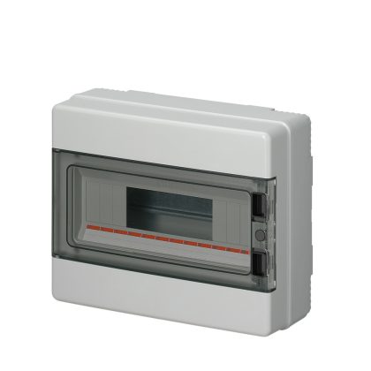  ELMARK EC62012E EC620 SURFACE MOUNT. ENCLOSURE 12 MOD. (1X12) IP65, HALOGEN FREE UV RESISTANCE, 1500V