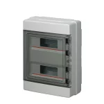   ELMARK EC62024E EC620 SURFACE MOUNT. ENCLOSURE 24 MOD. (2X12) IP65, HALOGEN FREE UV RESISTANCE, 1500V
